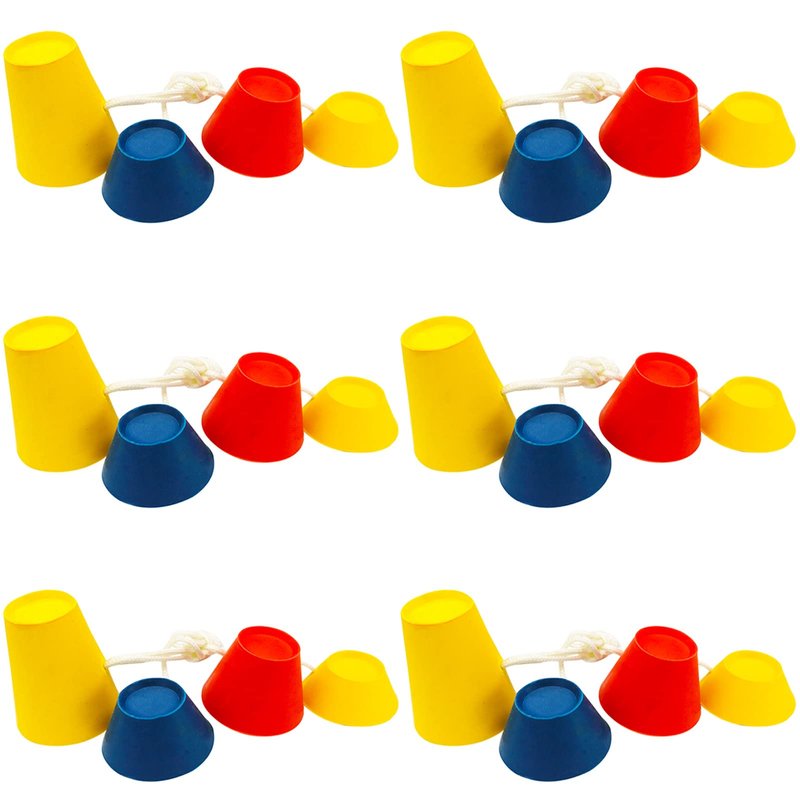 FINGER TEN Rubber Winter Golf Tees with 4 Different Heights 39mm 22mm 16mm 11mm for Frosty Days Durable Golfing Tee 4 in 1 Sizes for Hard Ground Home Driving Range Mat Training Practice (6 Pack)