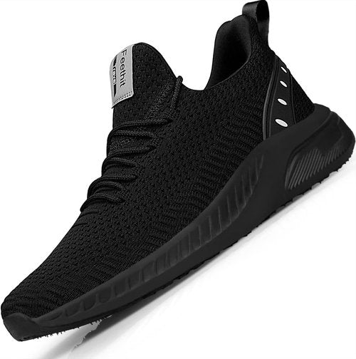 Feethit Men's Slip-On Walking Shoes - Lightweight Breathable Mesh Sneakers for Comfortable Workouts