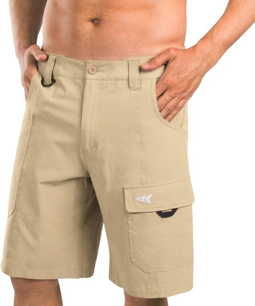 KastKing Rekon Men's Fishing Cargo Shorts - Quick Dry Casual Hiking & Tactical Travel Wear
