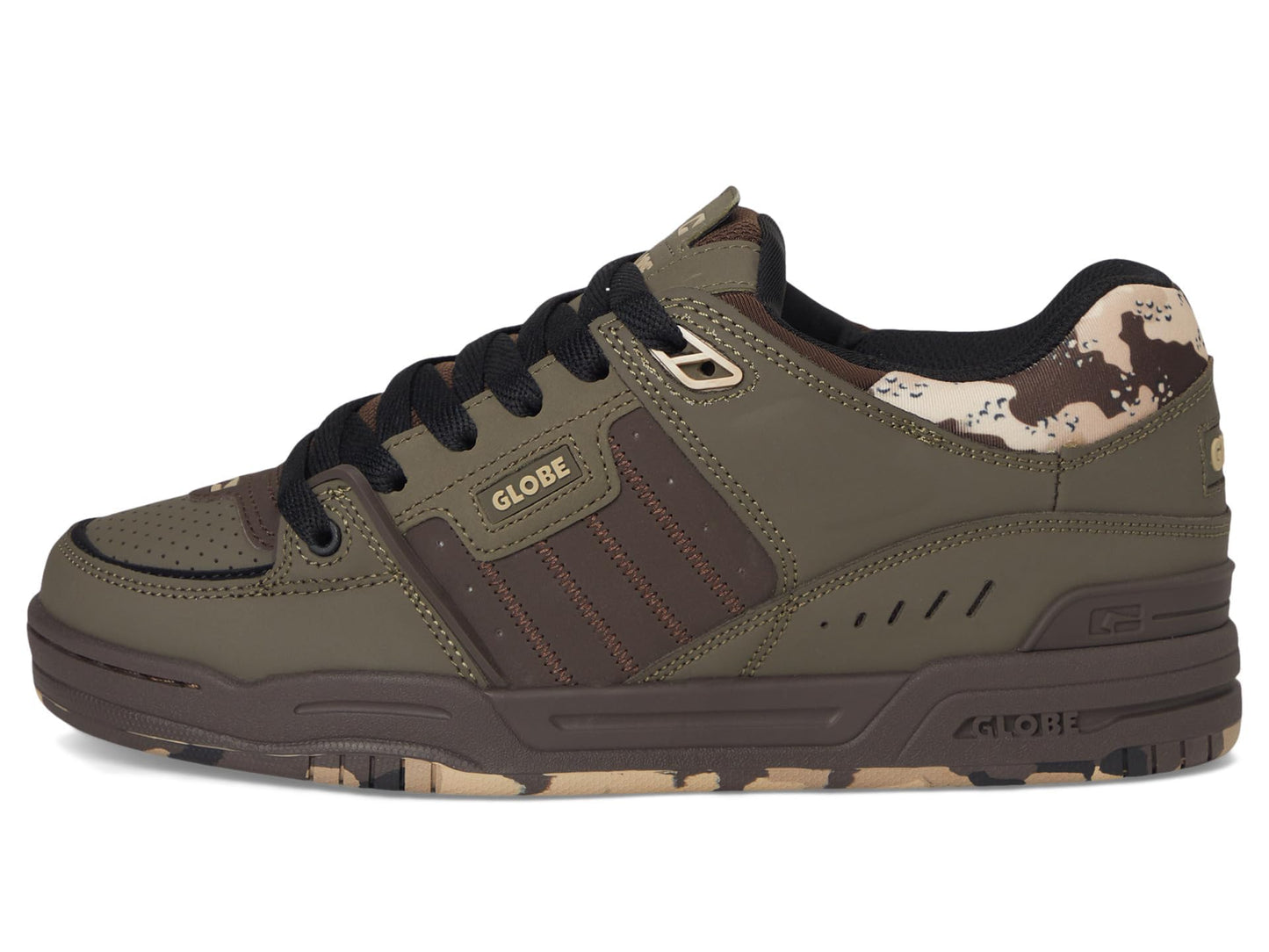 Globe Men's Fusion Mud/Camo 7 Medium