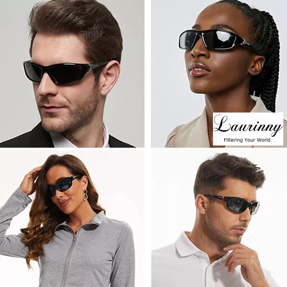 Skiennix Sports Polarized Sunglasses - 100% UV Protection for Cycling, Driving, and Fishing