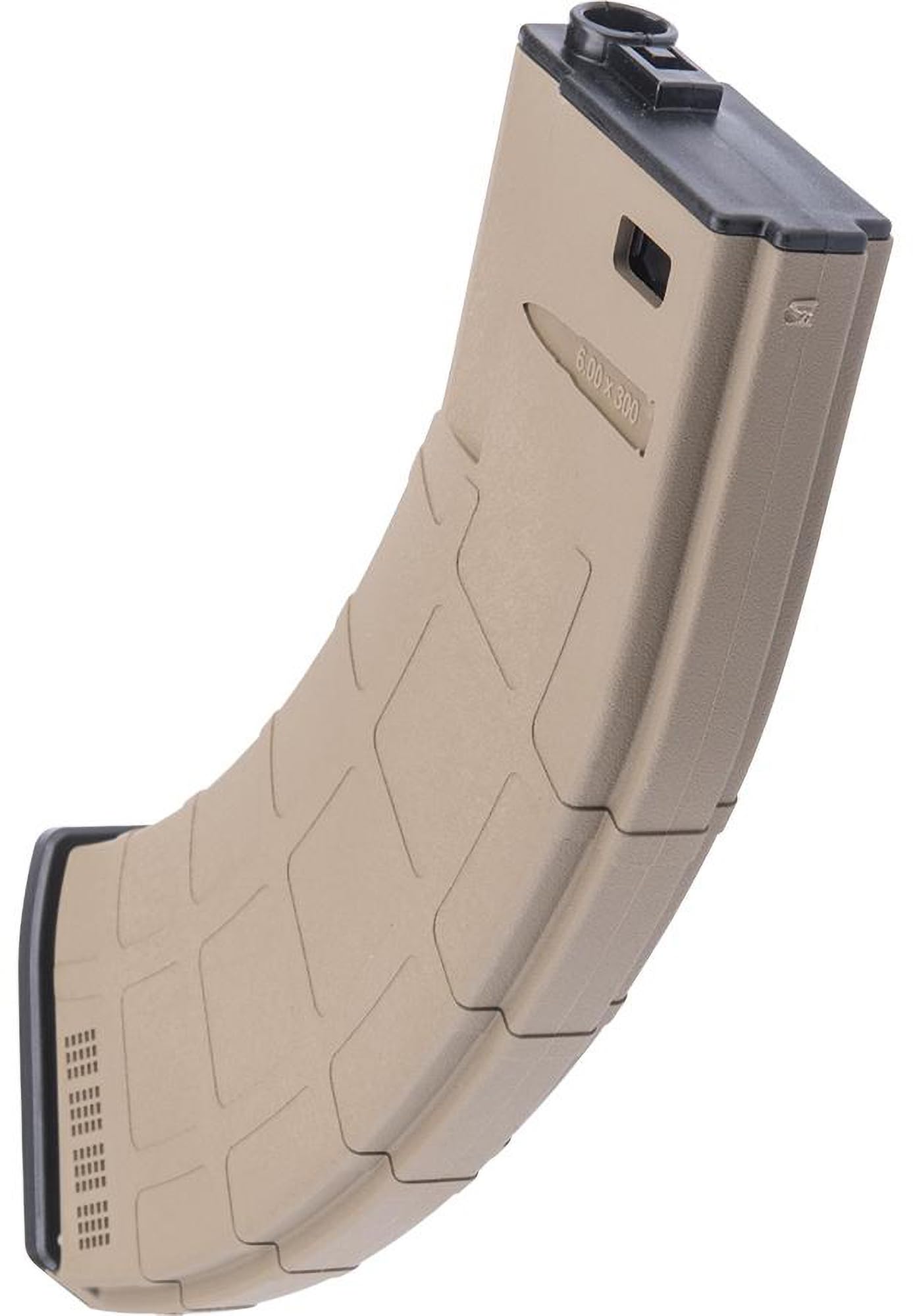 Evike Airsoft - EMG M4-AK300 High Performance 300rd Mid-Cap Mag for M4-Style Series Airsoft AEGs (Model: Dark Earth/Single Mag)