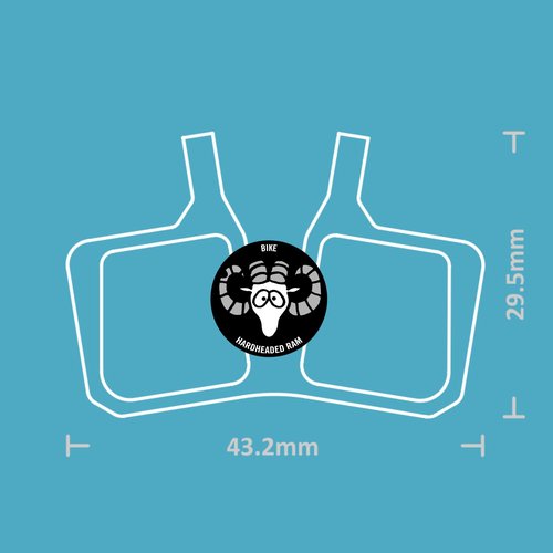 2 Pairs Bike Brake Pads Resin for Magura MT5 MT7 91-9566 9.P, 4 Piston. The Bicycle Replacement Part for OEM Brakes for high Braking Power.