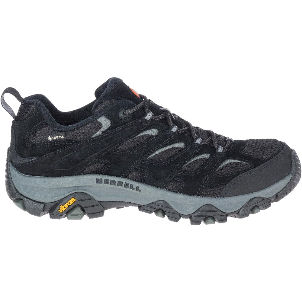 Merrell Men's Moab 3 GTX Hiking Shoes, Grey Black, 11.5