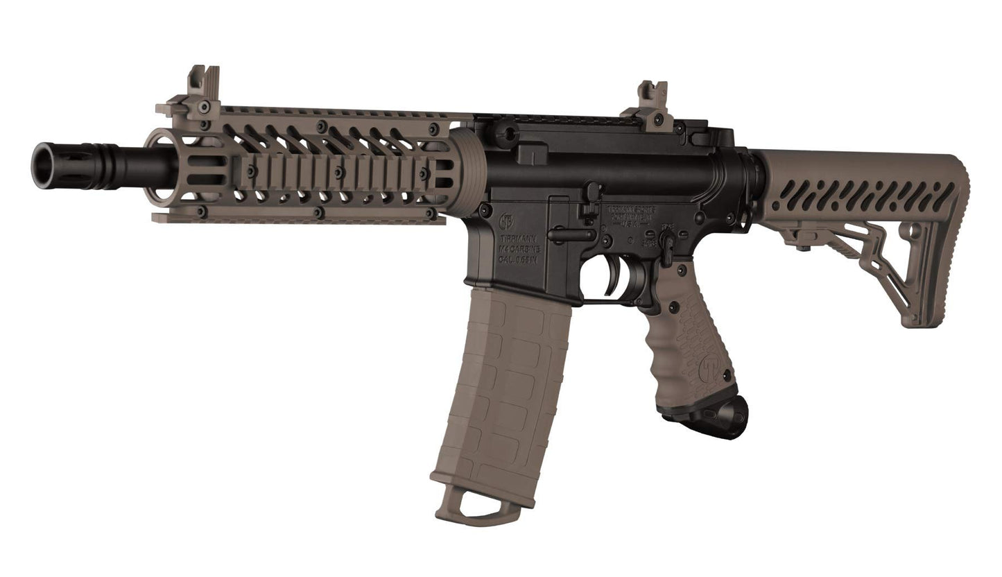 Tippmann TMC MAGFED Paintball Marker, Black/Tan