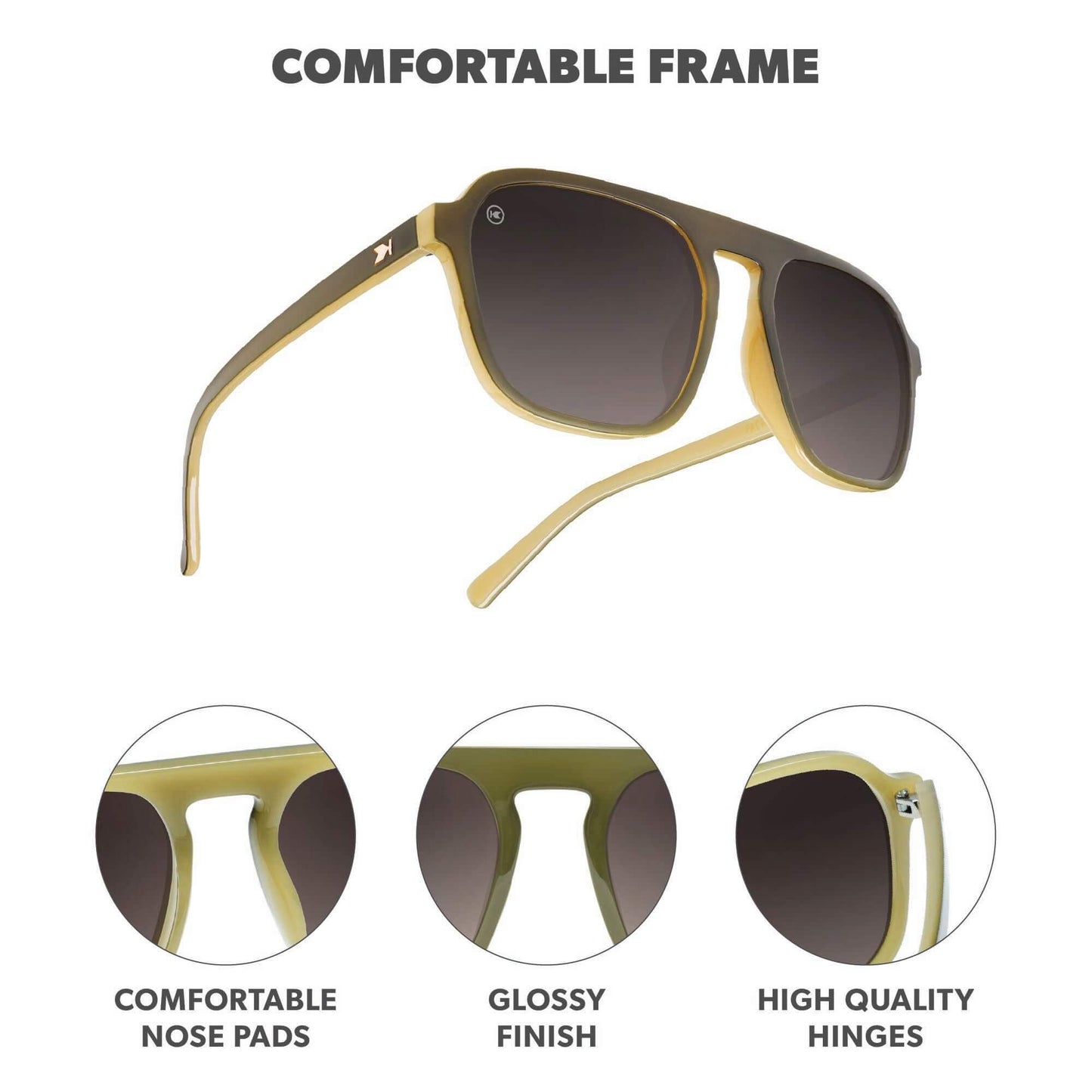 Knockaround Pacific Palisades Sunglasses for Men & Women - UV400 Protection