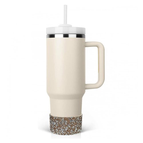 SEAWEIDA Stanley Boots 40oz, Rhinestone Silicone Boot for Stanley 30oz & 40oz Tumbler, Sports & Outdoors Accessory (As Pic)
