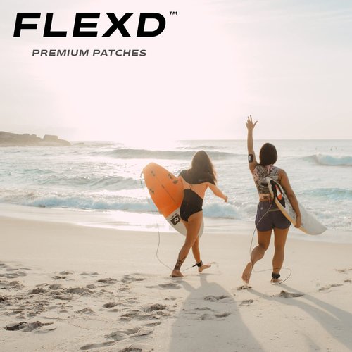Flexd - Dexcom G6 Over Patches Waterproof (Pack of 30) - Black