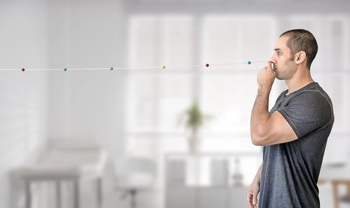 Brock String - Vision Convergence Training Tool for Eye Muscle Strengthening | Focus & Agility Exercise