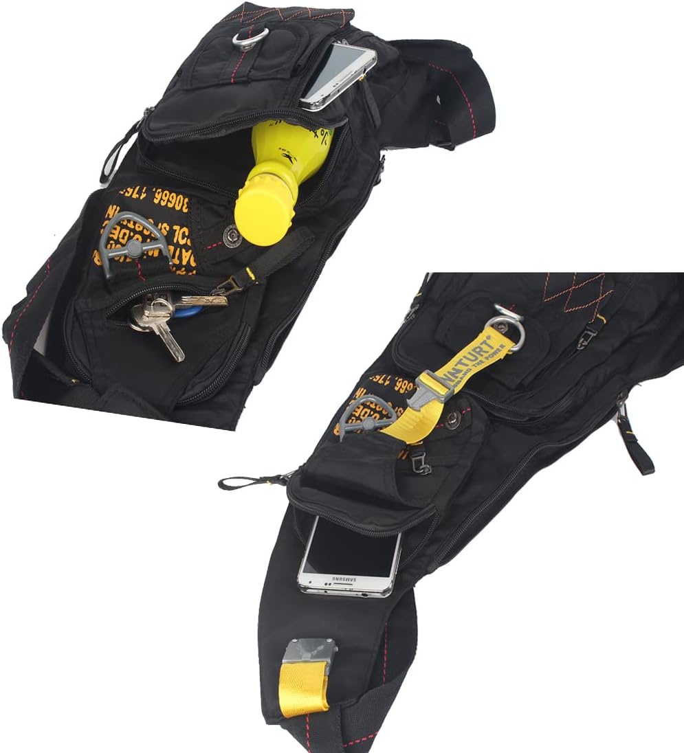 Skiennix Nylon Sling Chest Bag - Versatile Daypack for Travel & Gym | Lightweight & Stylish
