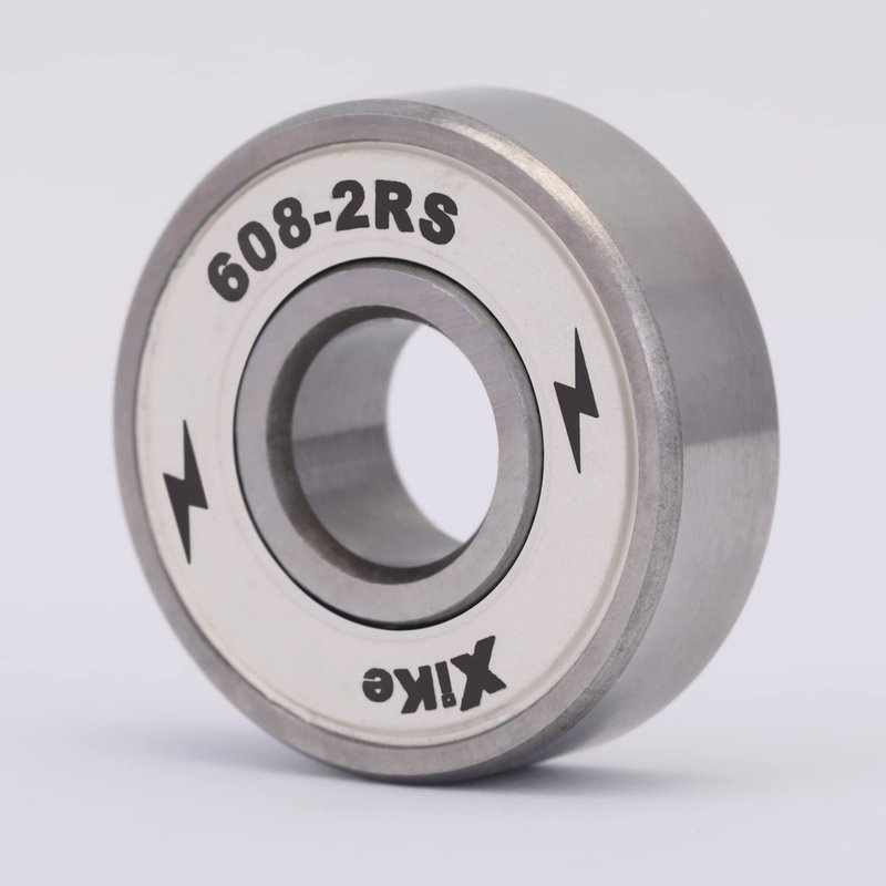 XiKe 16-Pack 608-2RS Skateboard Bearings, White, High-Speed 8x22x7mm, Durable Double Rubber Sealed, Fit for Longboards, Inline & Roller Skates, Spinners Etc