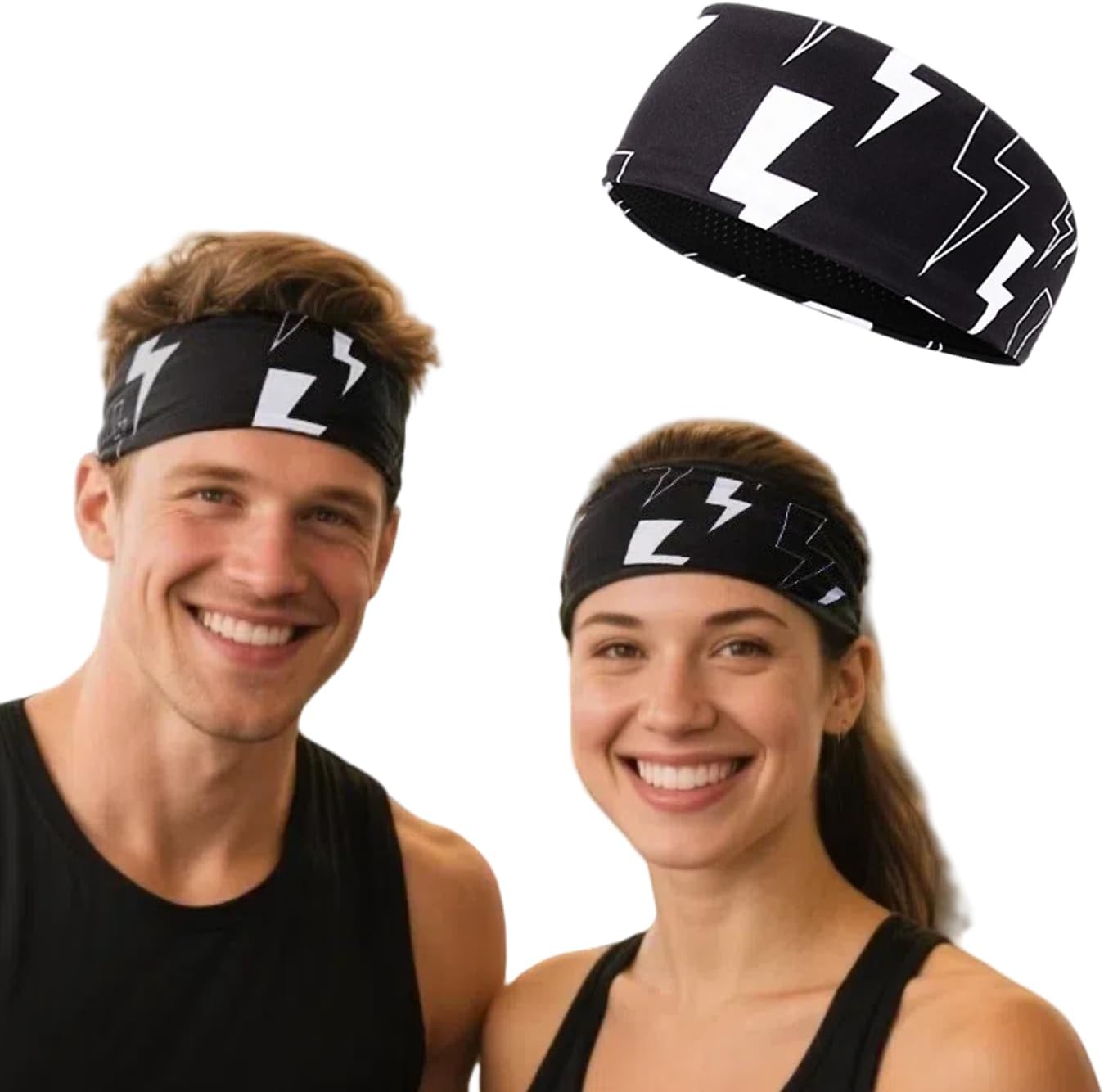 Skiennix Moisture-Wicking Sweatband - Quick-Dry Headband for Running, Cycling, Yoga & Fitness | Unisex
