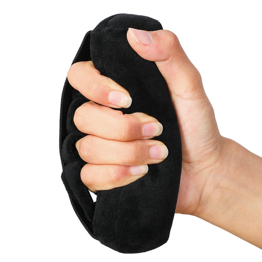 TYYIHUA Palm Protector Palm Grips Hand Contracture Cushions with Elastic Band & Finger Sepereter, for Stroke Hand, Arthritis Parkinson Dementia (1)