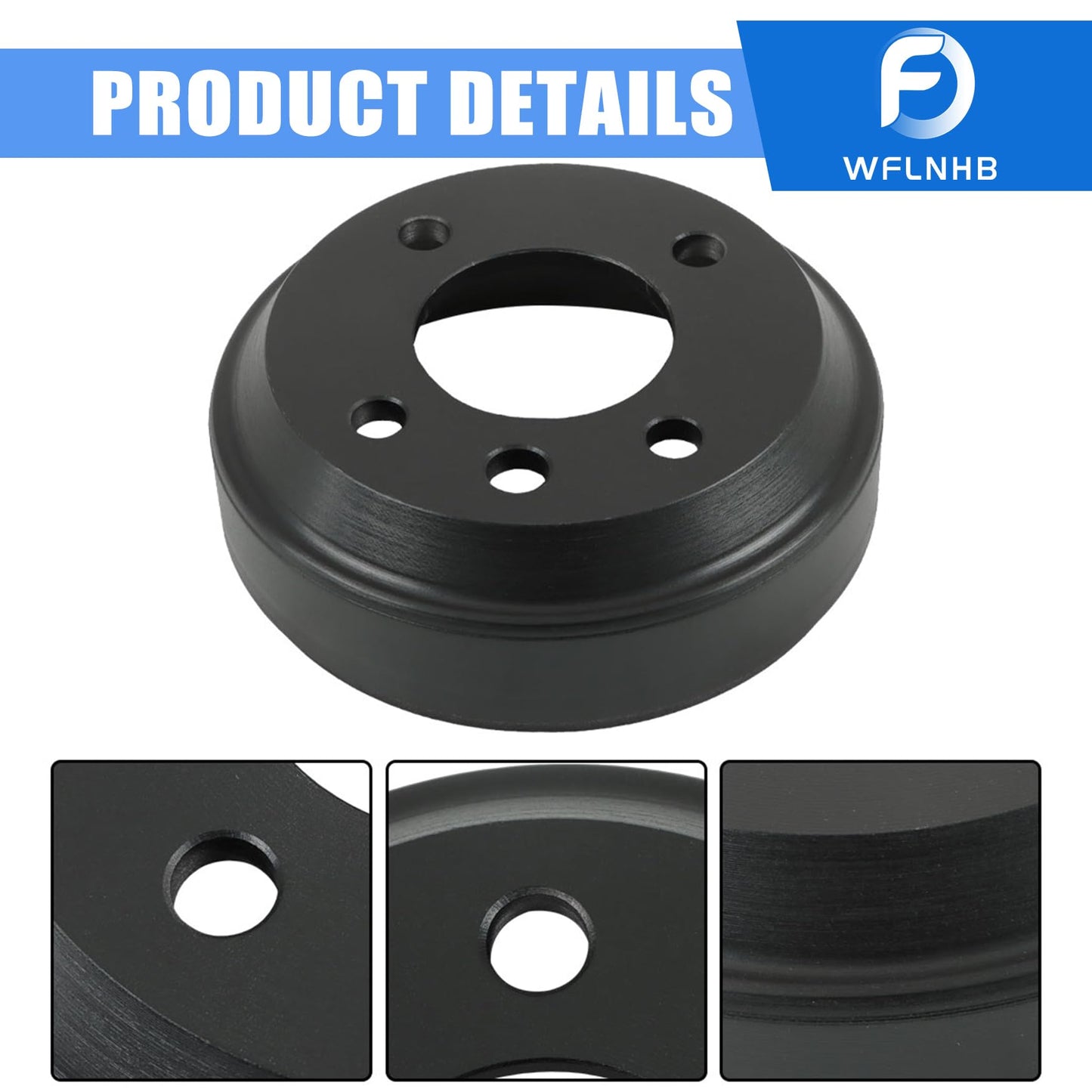 WFLNHB Golf Cart Brake Drums Shoes Kit Replacement for Yamaha G1, G2, G8, G9 1982-1992