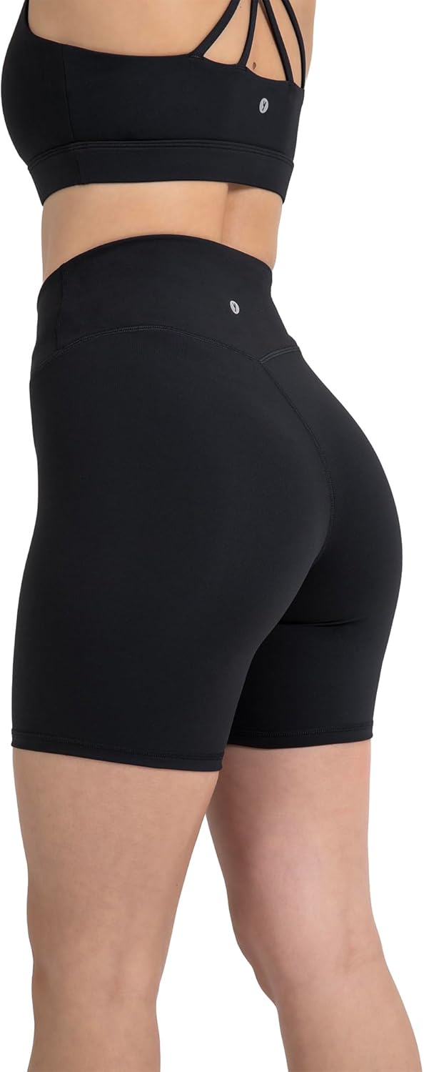 YITTY UltraLuxe High Waist Biker Shorts - 3''/6'' Squat Proof, Tummy Control for Yoga & Workout