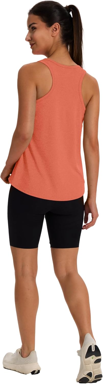 WIHOLL Women's Sleeveless Workout Tank Tops - Athletic Racerback for Gym, Yoga & Running (S-XXL)