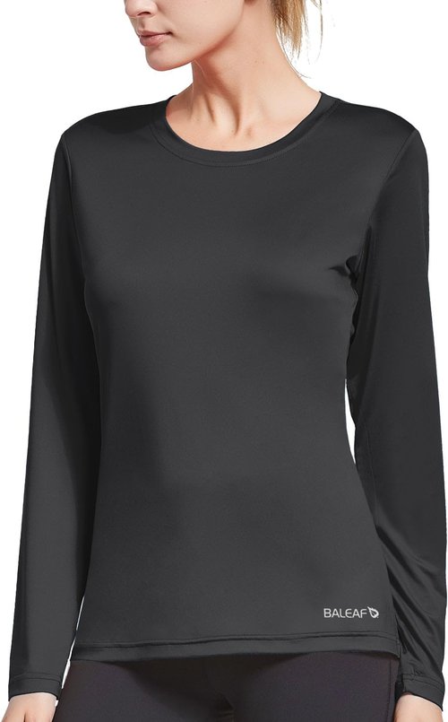 Baleaf Long Sleeve Workout Tops - Women's Athletic Shirts | Quick-Dry, Lightweight & Moisture-Wicking
