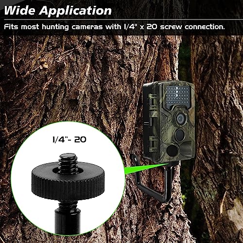 Trail Camera Mounts 3-Pack - Secure Tree Bracket for Hunting & Wildlife
