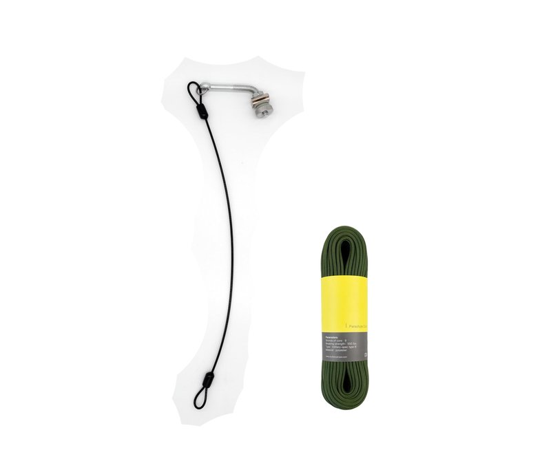 HZUTUZH Climbing Gear Recovery Device - It Provides Climbers a Safe Way to Bail Without Having to Leave Carabiner & Quickdraw on The Crux of The Climb. (Both Solid and Wire Gates)