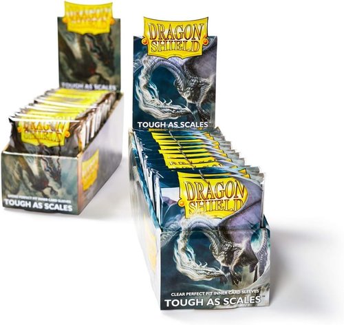 Dragon Shield Perfect Fit Inner Card Sleeves - PVC-Free Protection for Standard Size Cards (100 CT) | Clear