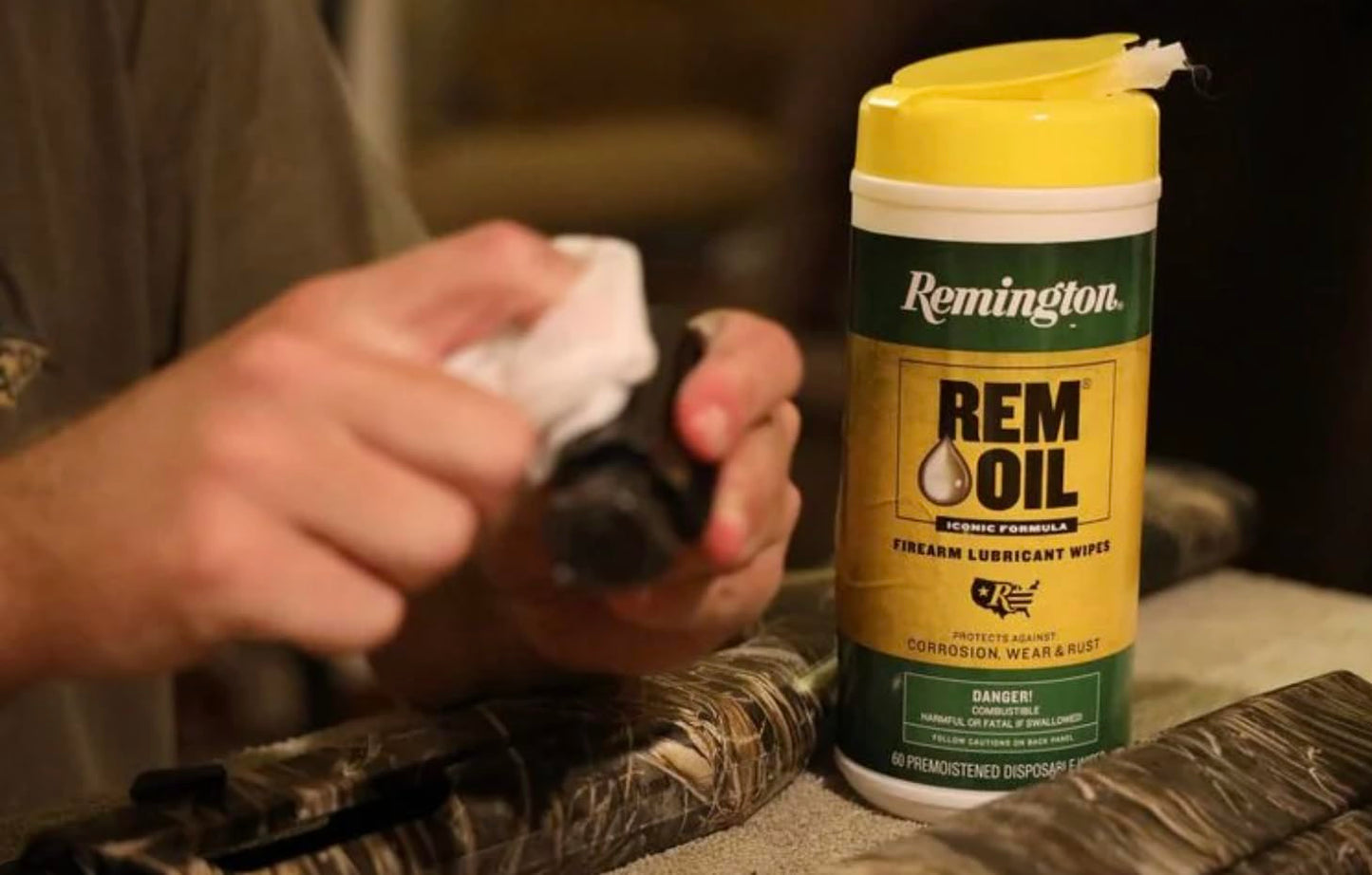 Rem Wipes Oil Wipes, Pop Up, 60 Wipes per can (1)