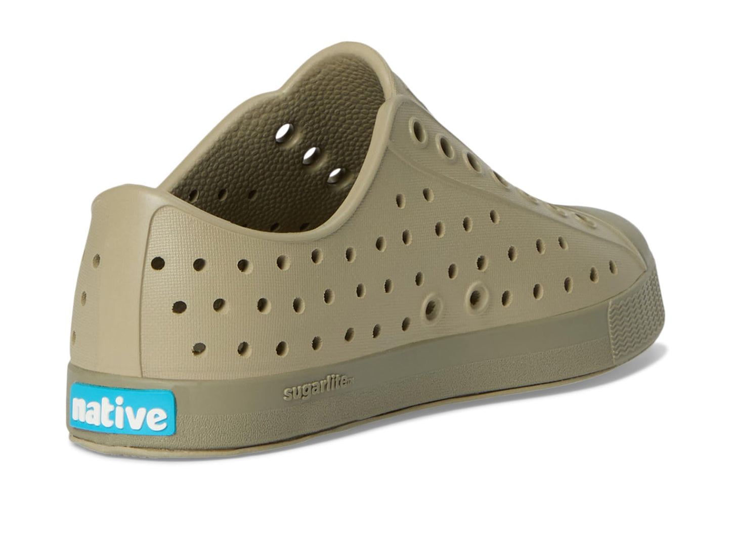 Native Shoes Unisex-Kids Jefferson Sneakers, Elm Green/Vetiver Grey, 5 Big Kid
