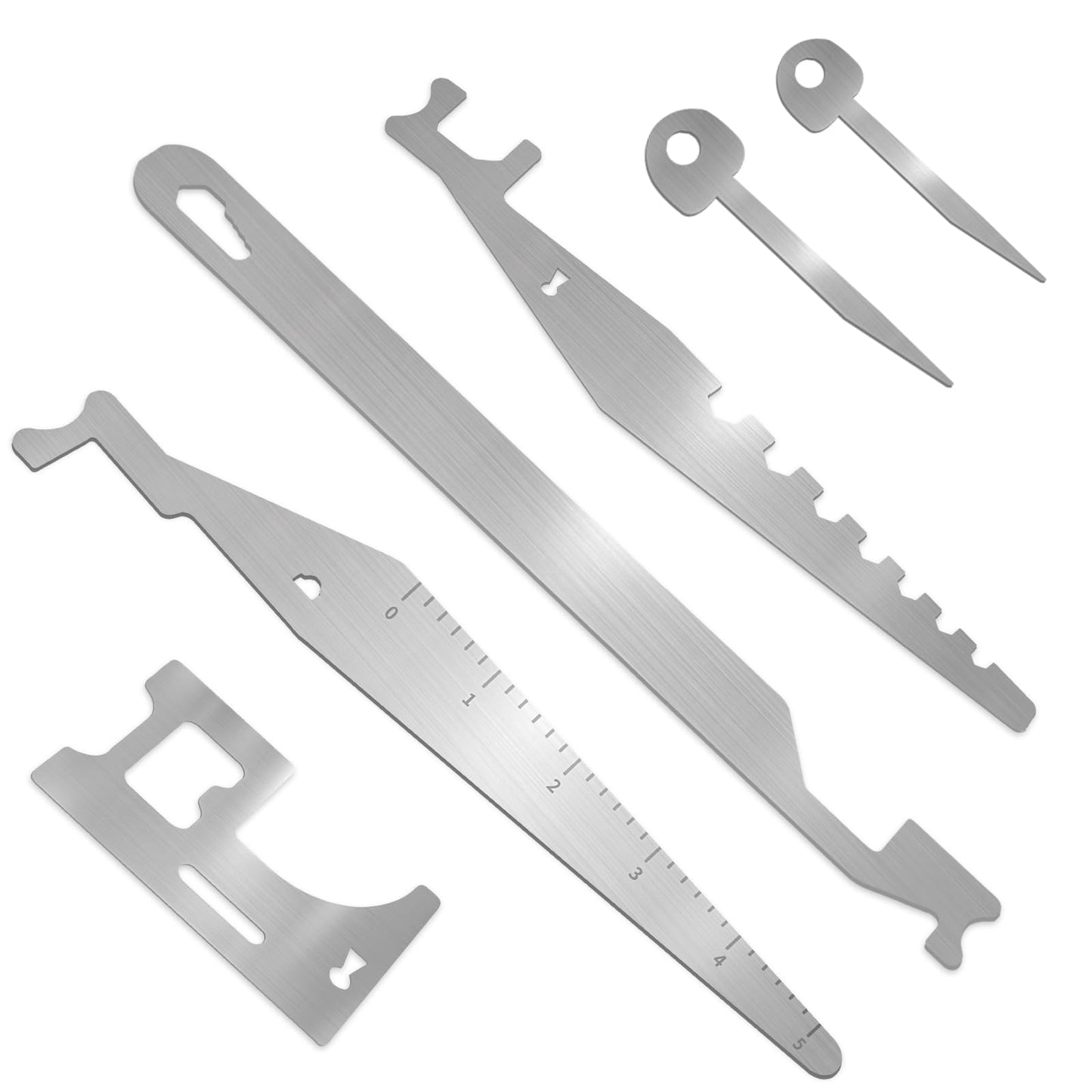 6Pcs Firefighting Tools, Multipurpose Leverage Tools, Spring Steel Multitools Pry Tool Set