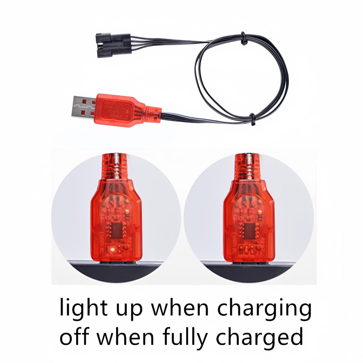 Cecicebb Airsoft Battery 2000mAh 7.4V Li-ion Battery with SM-4P Plug Fit for Airsoft Gun 2 Pack with USB Charger Cable