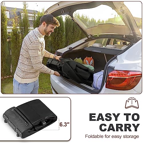 Heavy-Duty Golf Travel Bag with Wheels - 600D Polyester
