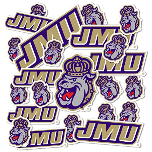 Desert Cactus James Madison Dukes Sticker Sheet, 8.5 x 11 inches – Officially Licensed