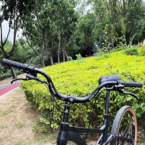 BUCKLOS Mountain Bike Handlebar 31.8mm x 720mm x 120mm Rise (Variation: 31.8mm-720mm-120mm)