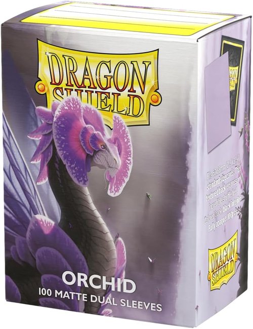 Dragon Shield | Premium Orchid & Eucalyptus TCG Sleeves - 2X 100 CT - Smooth & Tough Protection for Cards