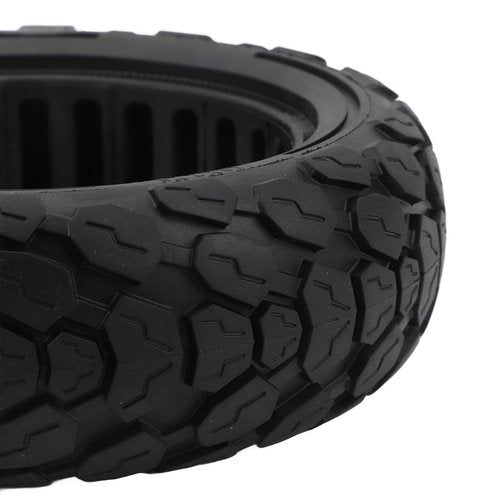 Electric Scooter Solid Tire, 10X2.75 Explosion Proof Airless Honeycomb Tire Electric Scooter Rubber Tire Replacement for Urban Commuting and Outdoor