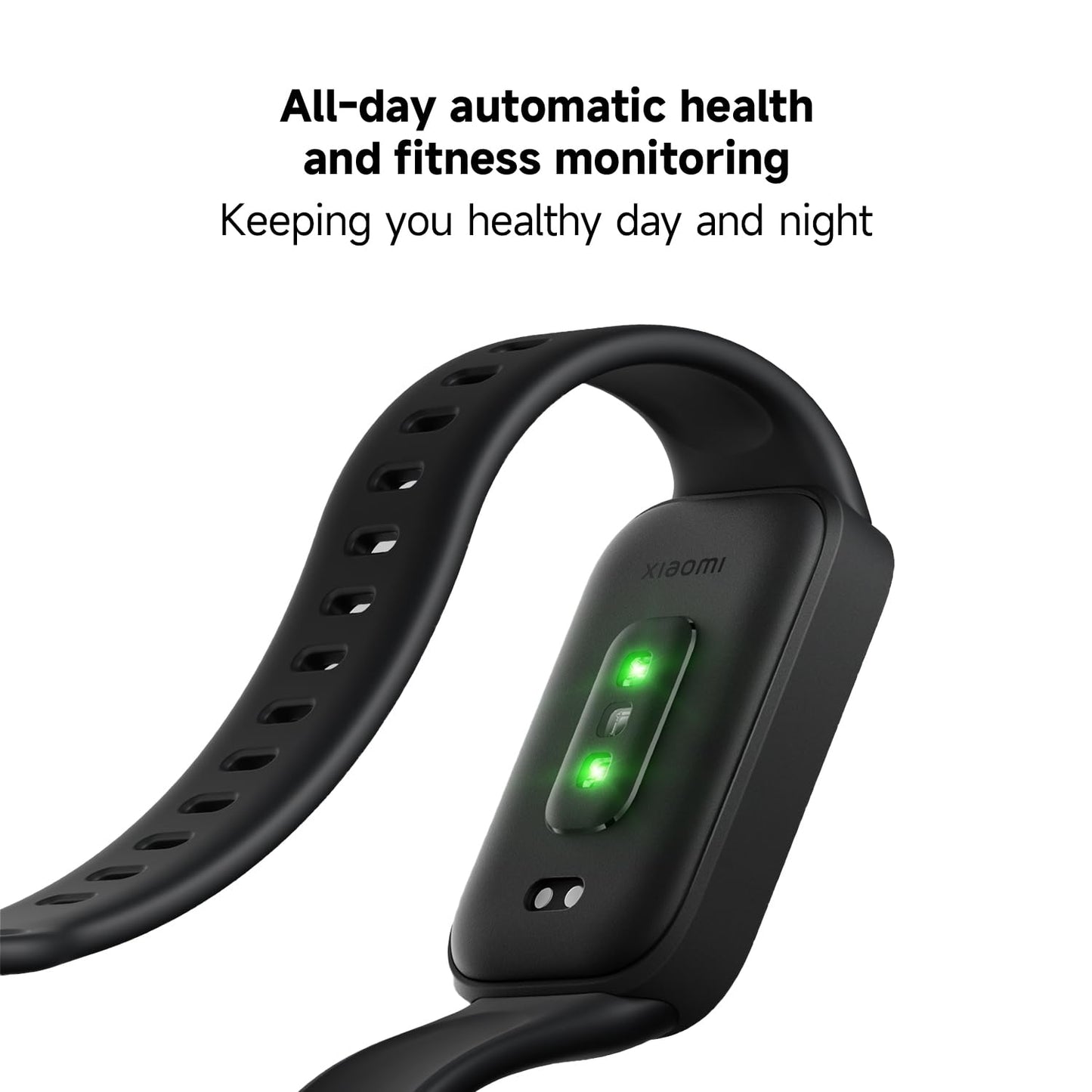 XIAOMI Smart Band 9 Active Global Version, 1.47'' 60Hz Display, 18-Day Battery, 5ATM Waterproof Fitness Tracker with All-Day Health Monitor, 50 Sports Modes (Black)