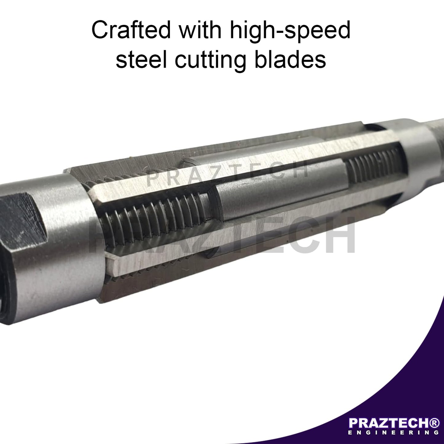 Long Pilot HSS Blade Adjustable Expanding Hand Reamer | KINGPINS Ream | Repair Work | Workshop Tool DIY (H7 : 21/32" - 23/32" (16.6-18.2) mm)