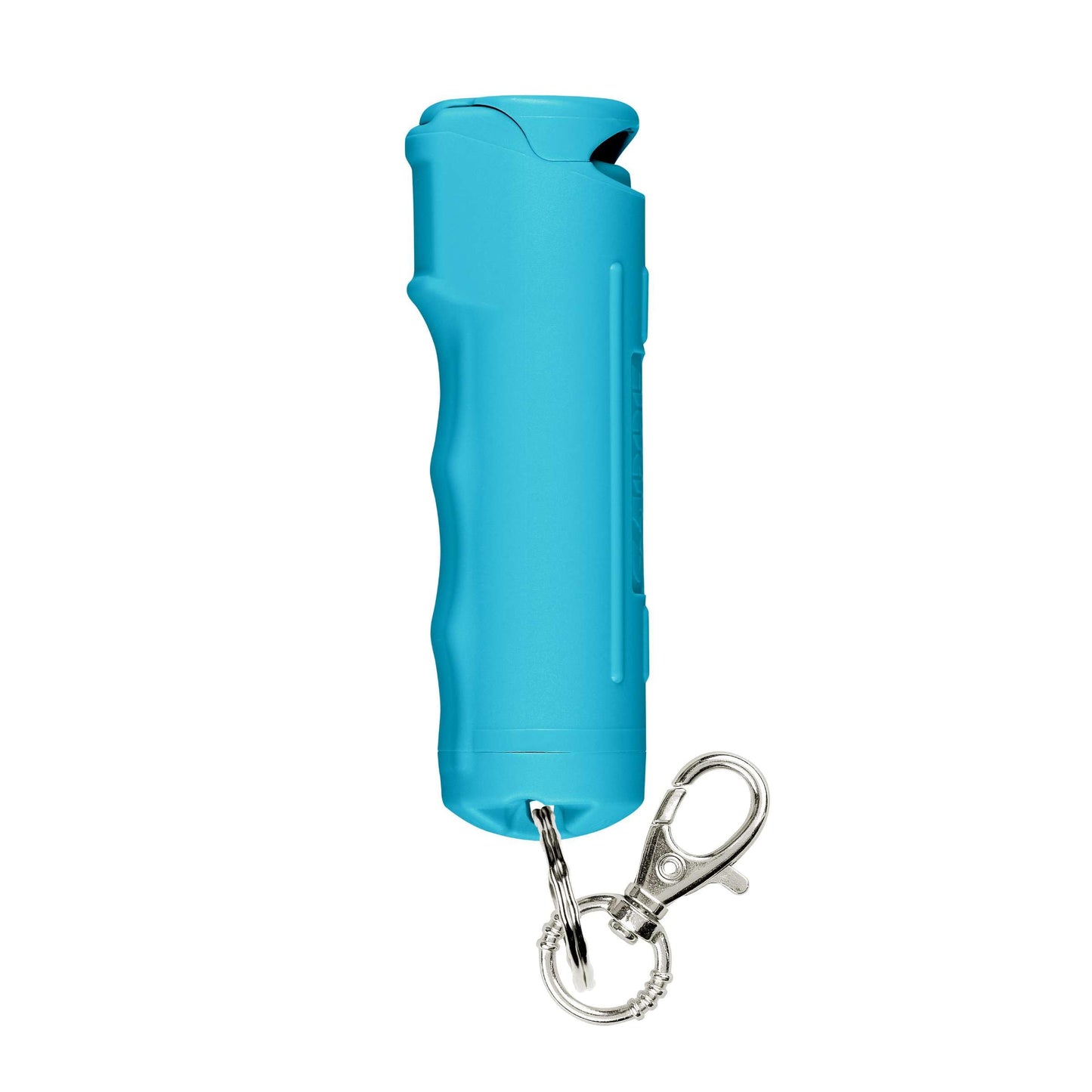 SABRE Pepper Spray with Fast Flip Top Safety & Snap‑Clip Keychain for Self Defense - Maximum Police Strength OC with UV Marking Dye, Finger Grip, 10‑Sec. Spray, 14-ft Range, Made in USA, 0.54 fl oz