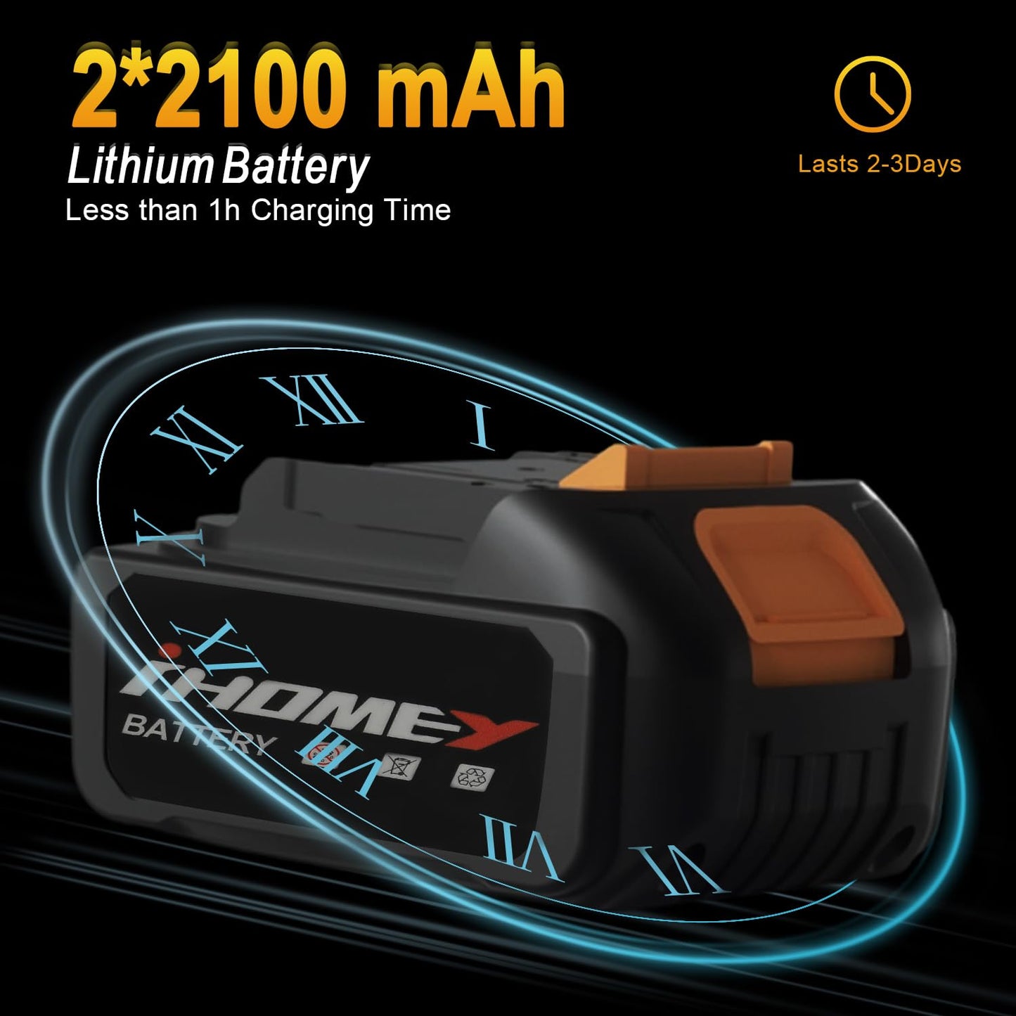 Cordless impact Wrenches - 590Ft-lbs (800N.m) Brushless 1/2 inch Impact Wrench, 3300RPM High Torque Impact Gun, 2 Battery, Charger & 5 Sockets, Power Impact Wrench for Car Home