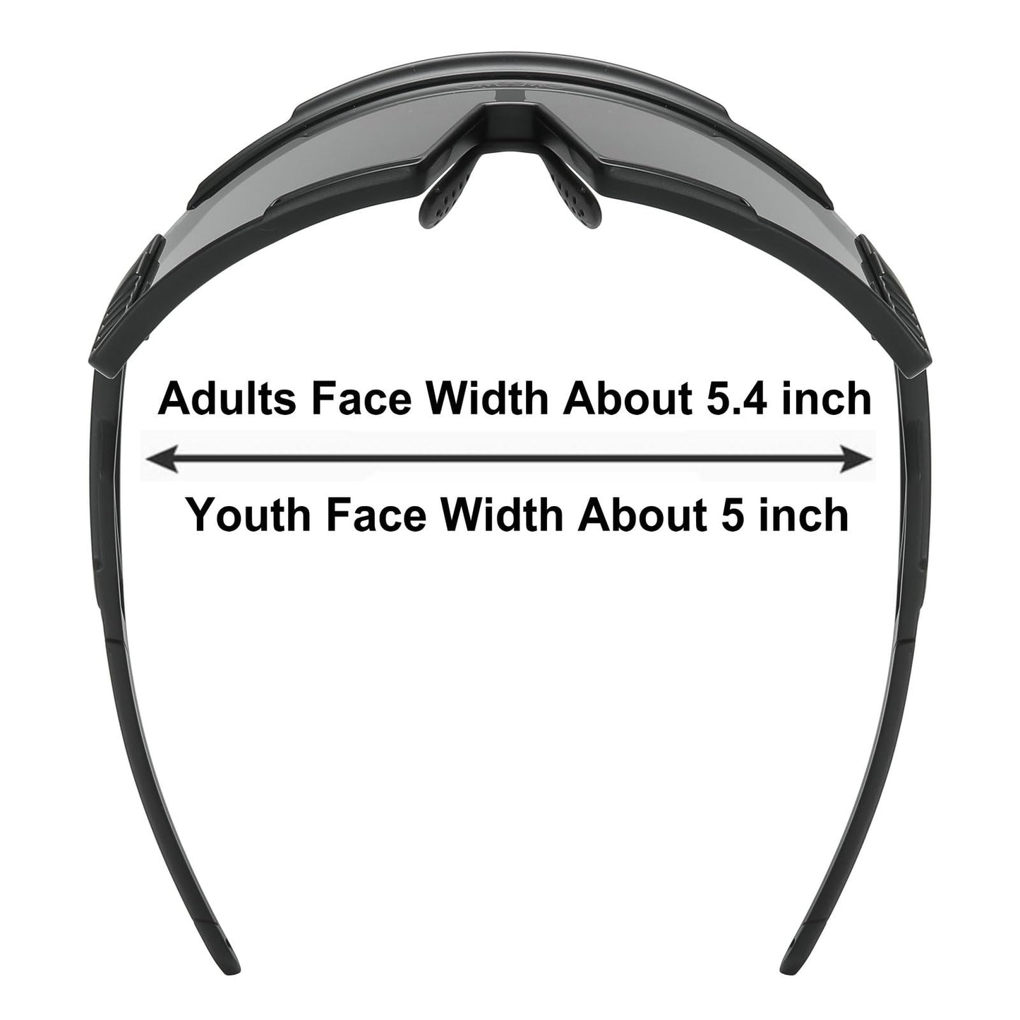 OMEKOL Sports Baseball Sunglasses Men Women Running Cycling Glasses Mountain Bike Goggles MTB Riding Bicycle UV Protection Eyewear Outdoor(F7)