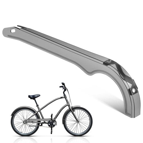 DOITOOL Bicycle Chain Guard Plastic Bike Chain Cover Oilproof Cycling Accessory Easy Installation, Black, 15. 33x3. 93x0. 98in