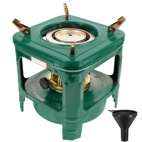 BESPORTBLE 1set Portable Kerosene Stove Outdoor Heater for Camping Barbecue Garden Parties Swirl Button Design for Safety and Comfort High Temperature Resistance Compact