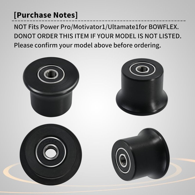 1 Pcs Rolling Seat Trolley Wheels, Sliding Seat Bracket Roller, Fits Bowflex Home Gym, Compatible Models Blaze, Classic, Elite, Motivator2, Pr1000, Sport, Conquest, Ultimate2, Schwinn Comp, Revolution
