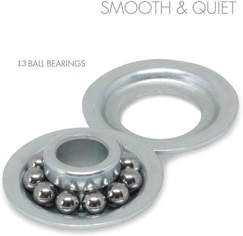 BC Precision Garage Door Rollers - Premium Sealed Nylon, Quiet & Strong, 4" Stems, 2" Rollers, 13 Balls