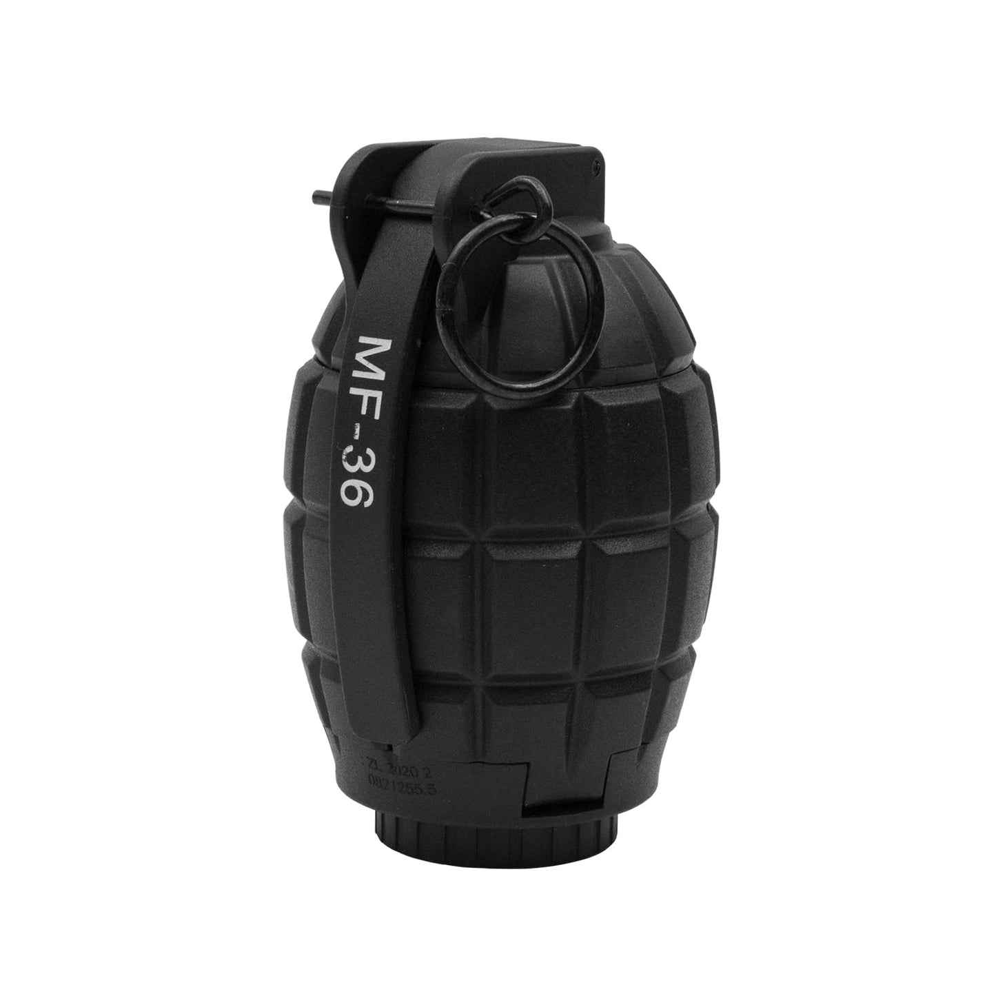 Zhongren Airsoft Tactical Grenade Plastic CS Battle Game Toy Dummy Hand Grenades Model Pull Ring Toys for Age 14+ (MF-36-BK)