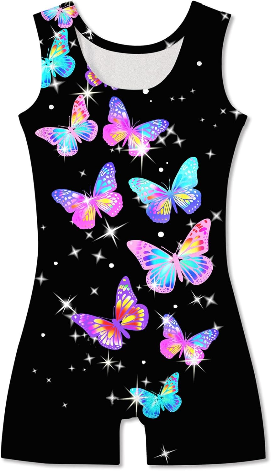 TUONROAD Girls Gymnastics Leotard - Cute Toddler Unitard for Dance & Tumbling | Sizes 2-10T