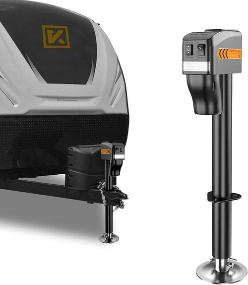 KYX Electric Trailer Jack - 7500LB Power A-Frame Tongue Jack | Waterproof 9.84"-33.85" for RVs & Trailers