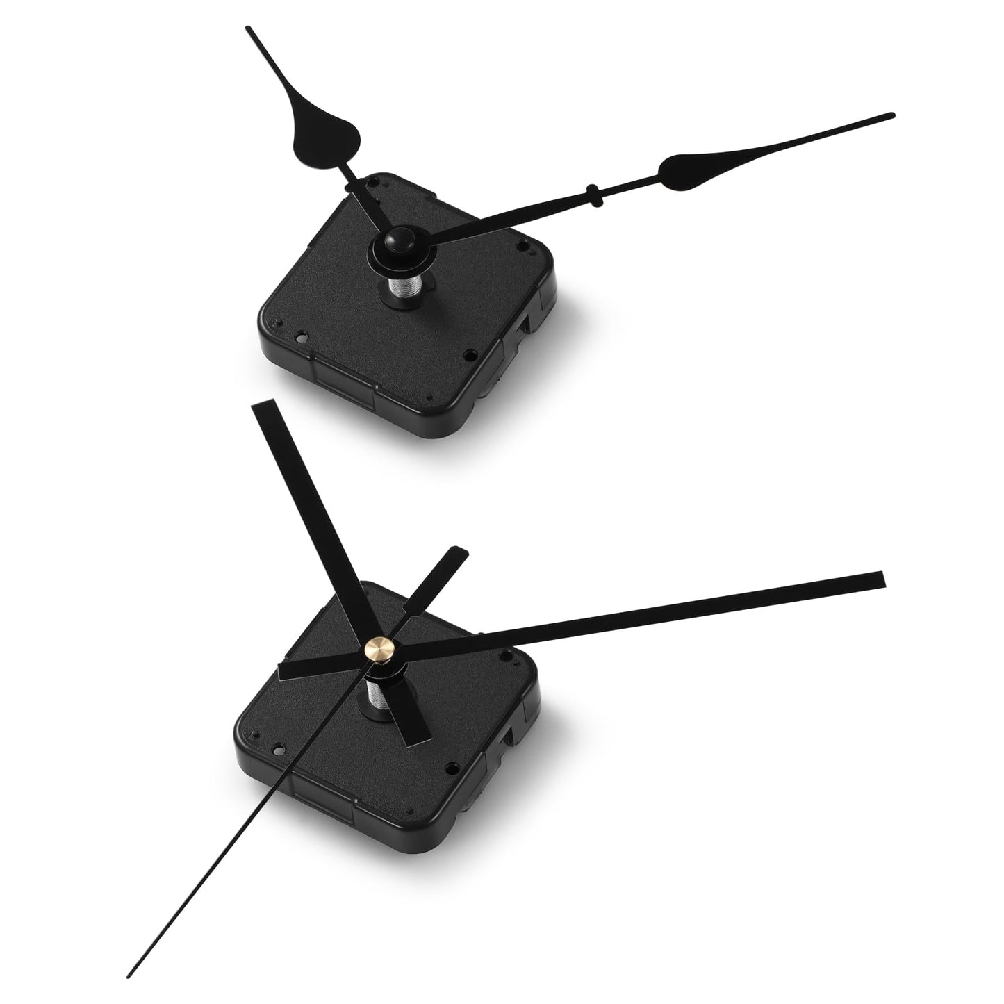 Long Shaft Clock Movement for Wall Quartz Clock Mechanism Replacement Kit with 2 Pairs of Hands Clock DIY Repair Parts Motor Replacemen Shaft Length 20 mm(4/5 Inch)