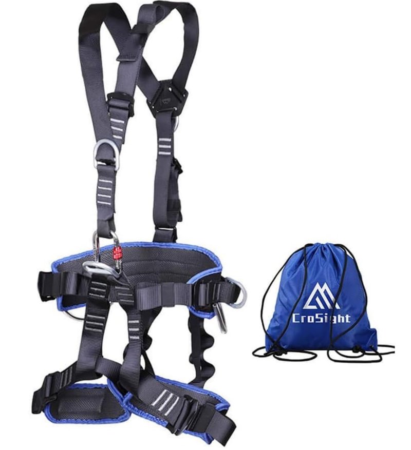 CroSight Climbing Seat Belt, Caving, Rock Climbing and Rappelling Equipment, Body Guard Protect, Rappelling Rescuing Equip