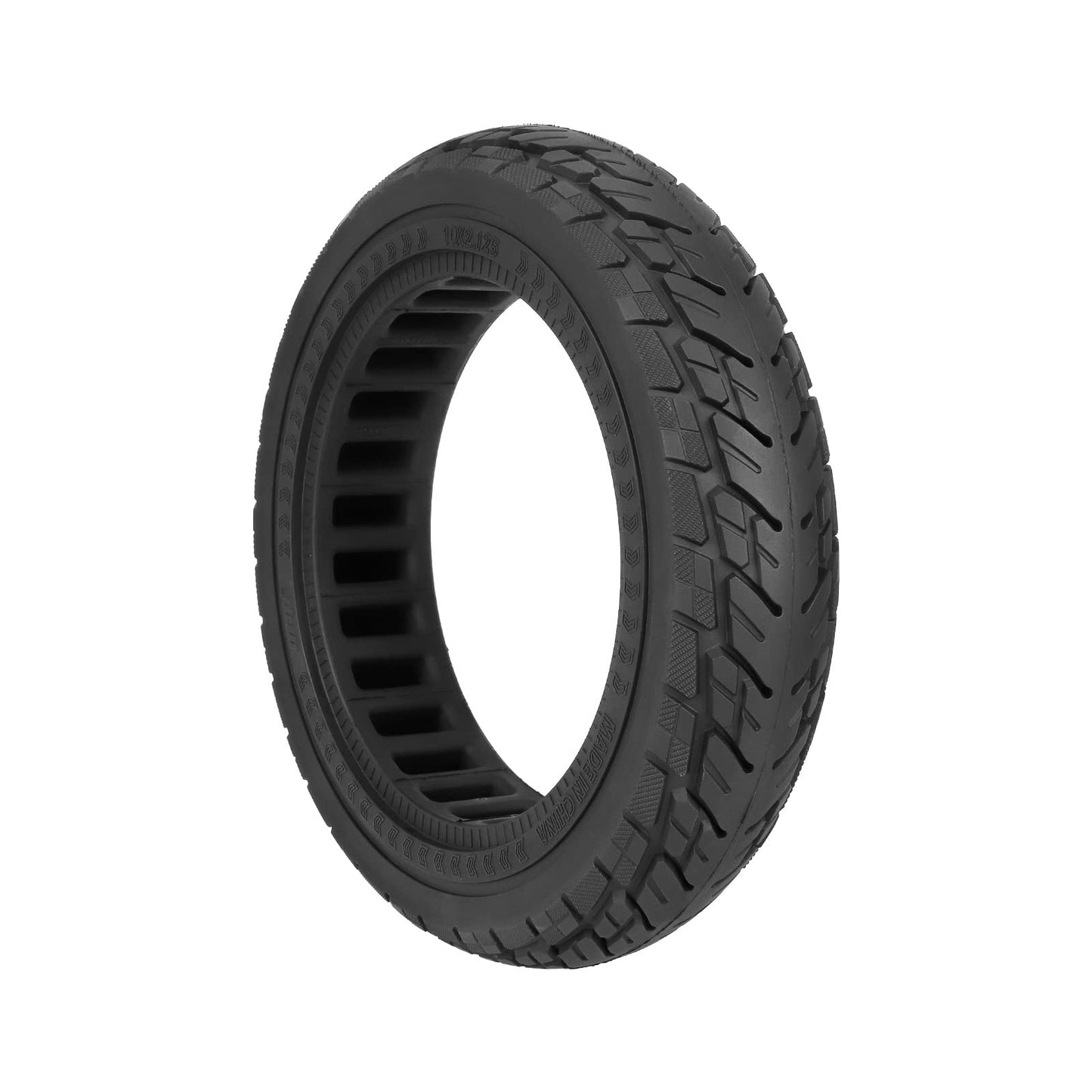 LHROPA 10 x 2.125 Honeycomb Tire, Air pocket tyre for Segway Ninebot F Series (F20 F25 F30 F40) D28U Electric Kick Scooter Wheel Parts