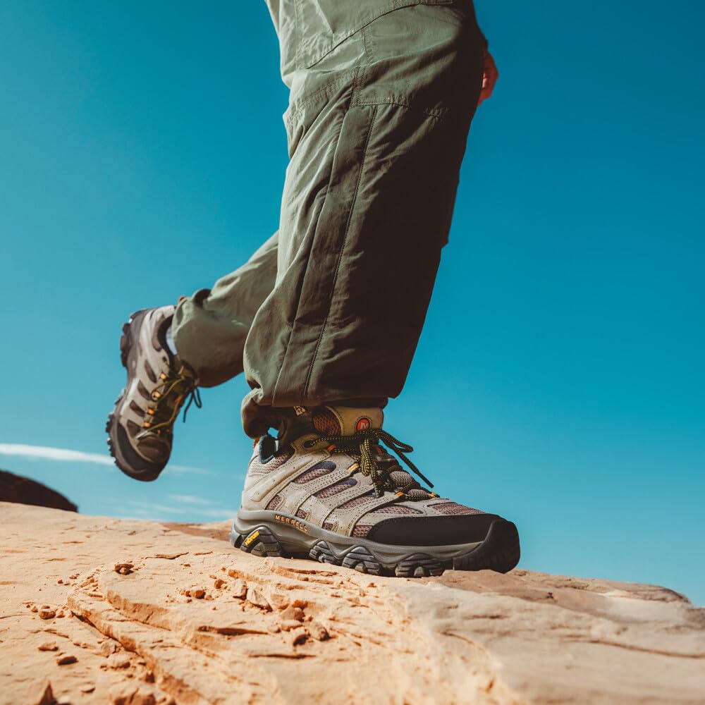 Merrell mens Moab 3 Hiking Shoe, Walnut, 7 Wide US