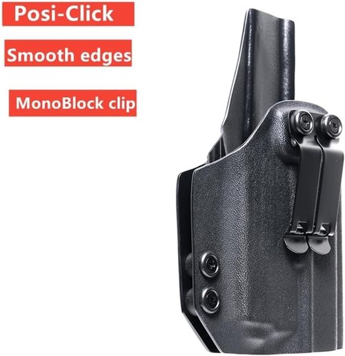 Kydex IWB Holster - Glock 17, 19, 45 & Taurus G2C/G3C | Tactical Flashlight Compatibility